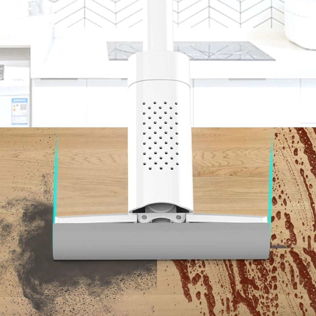 Mini Handheld Sponge Mop – Foldable Wet & Dry Desktop Mop with Replaceable Heads