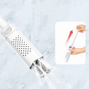 Mini Handheld Sponge Mop – Foldable Wet & Dry Desktop Mop with Replaceable Heads